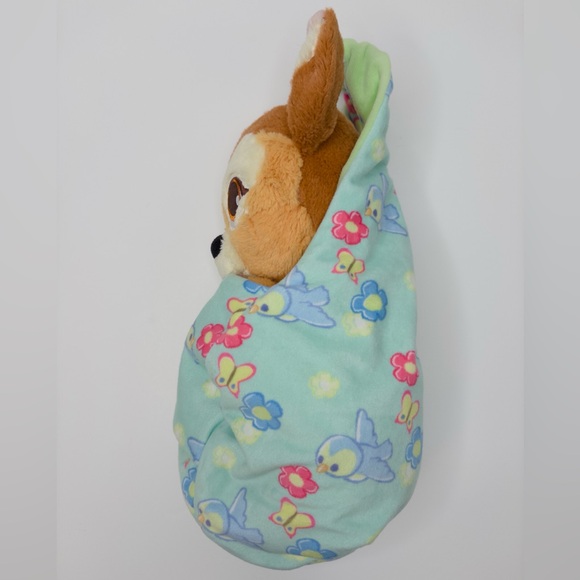 Disney Parks Exclusive - Plush Pillow - Baby in Blanket Pouch Bambi - Picture 5 of 10